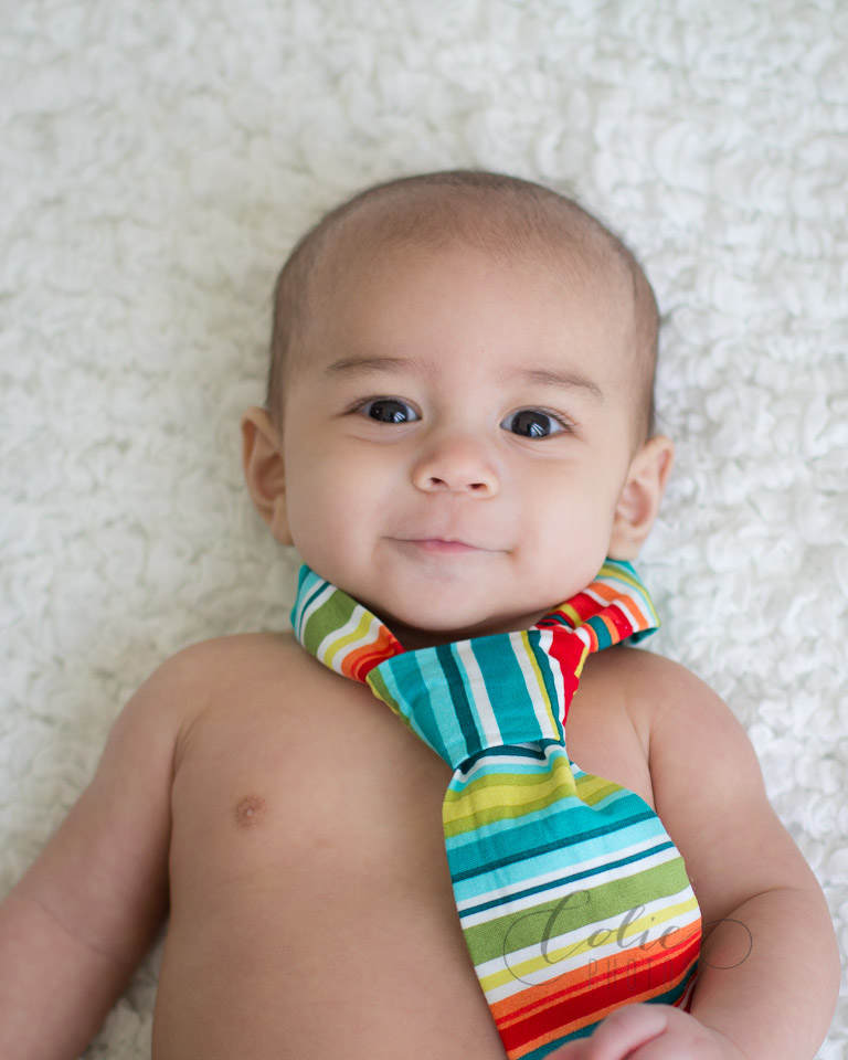 Baby with tie