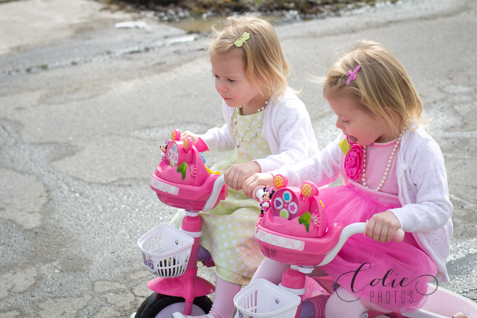 twins on tricycles