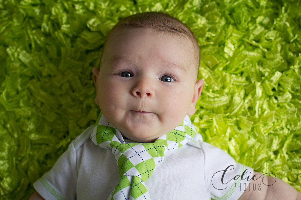 3 month boy with dimple