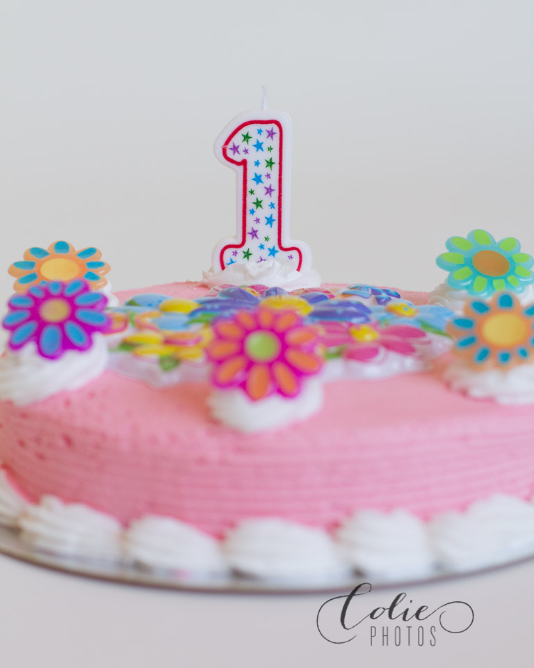 baby girl cake smash