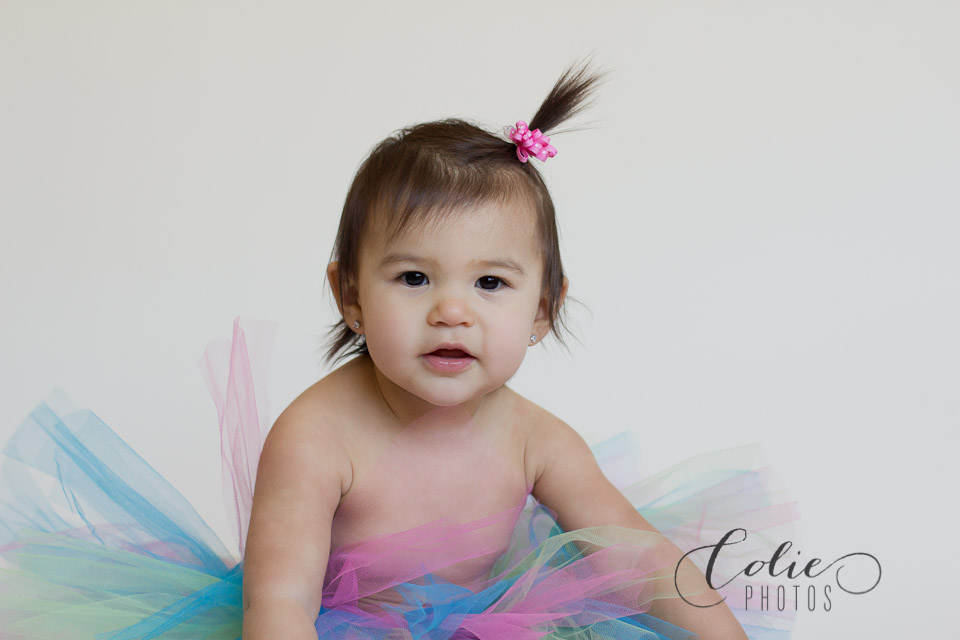 baby girl cake smash