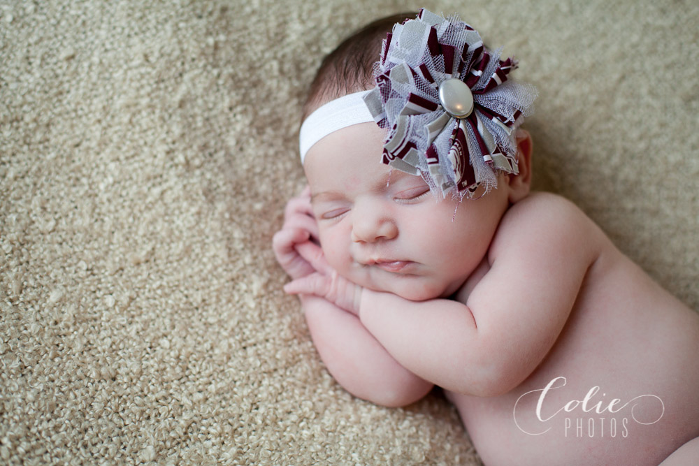 newborn smile aggies